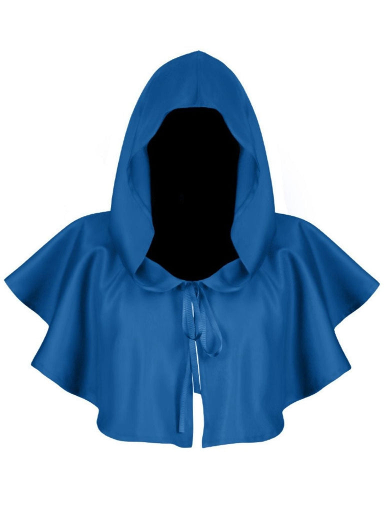 Vintage Solide Halloween Hooded Sensenmann-Umhang