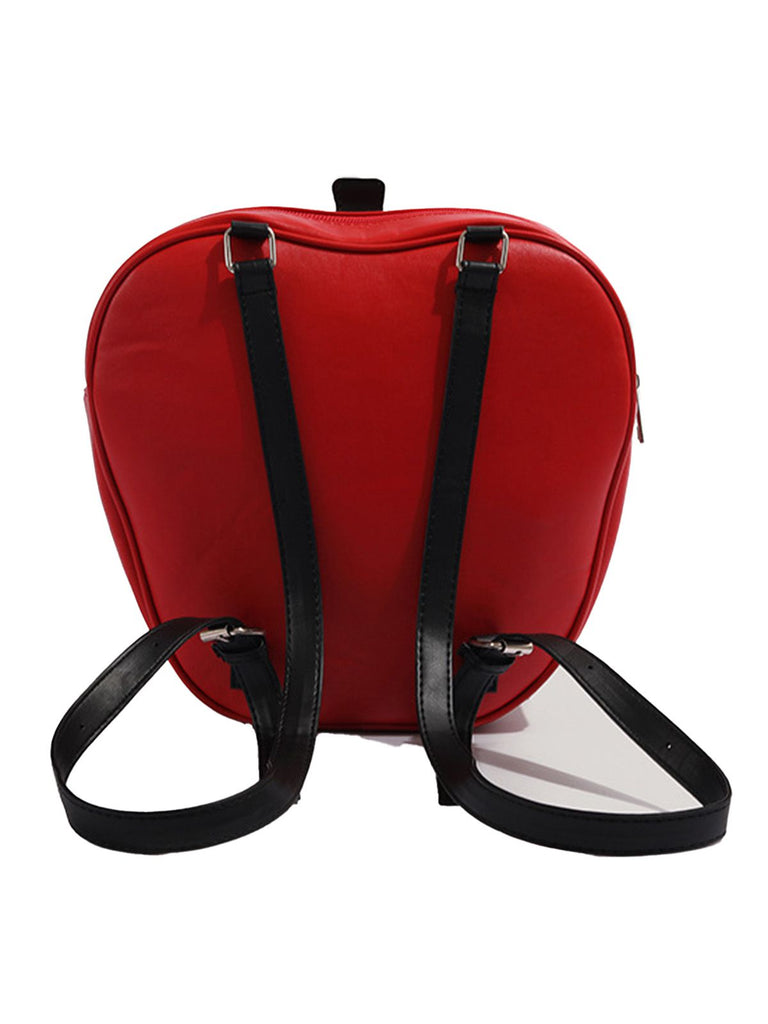 Gothic Apfel Korsett Bogen Leder Umhängetasche Tasche