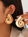 Vintage Irregulär Legierung Ohrringe