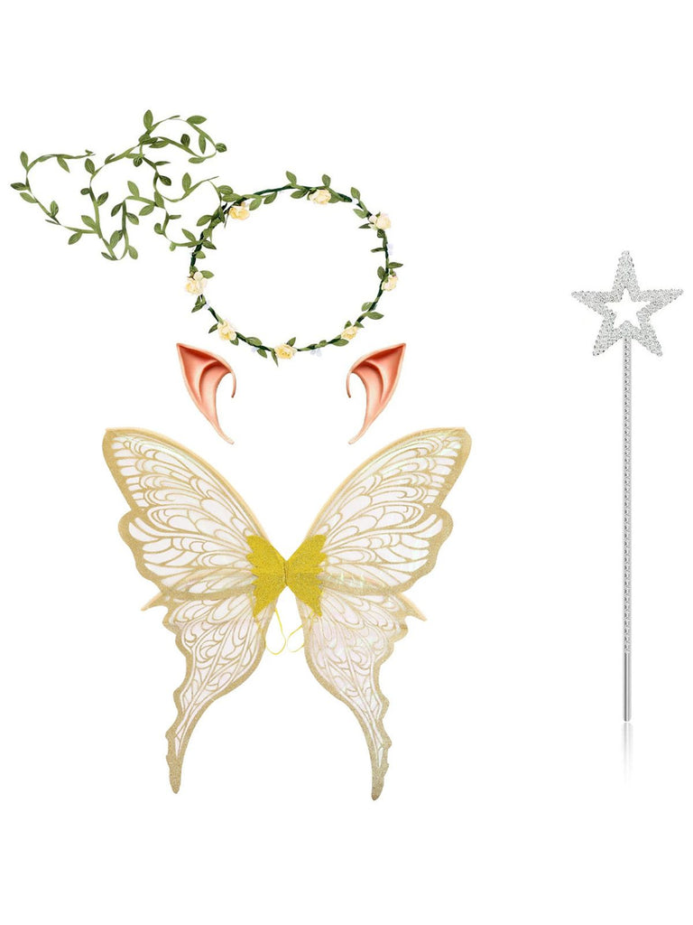Halloween Magische Fee Flügel Kostüm Set
