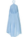 1970er Solide Mehrschichtig Chiffon Binde Babydoll Kleid