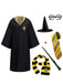 1970er Halloween Zaubererschule Kapuze Robe Kostüm Set