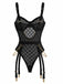 1970er Riemchen Ketten Akzente Durchsichtig Netz Lingerie
