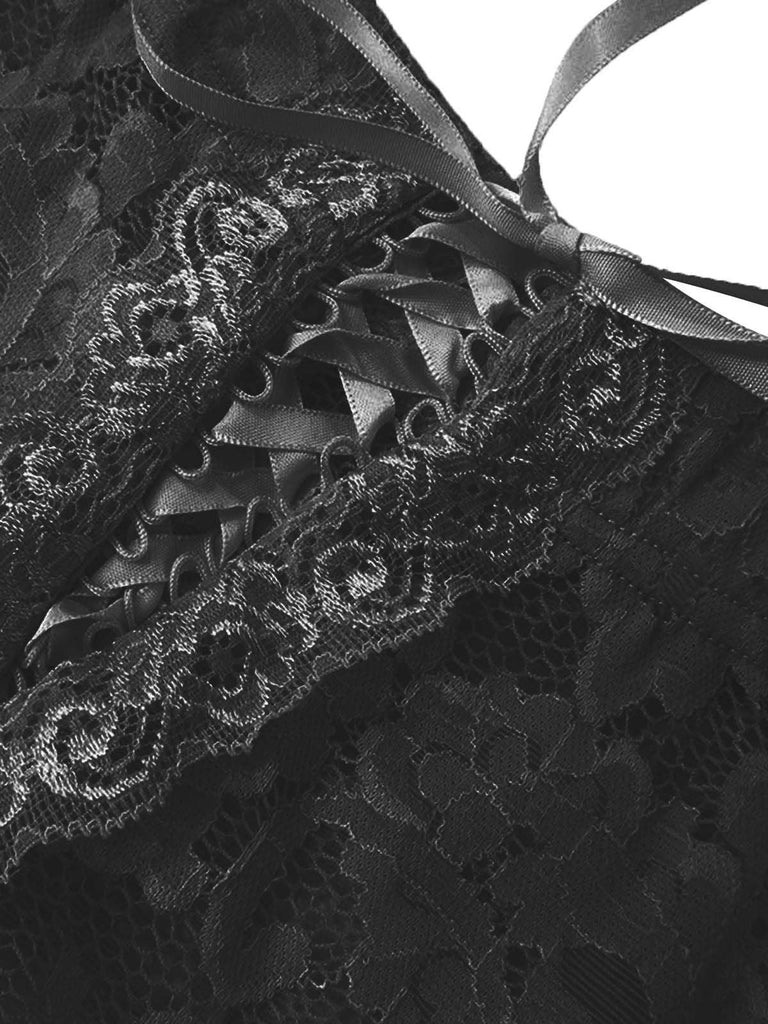 1950er Retro Spitze Rüschen Kurze Hosen