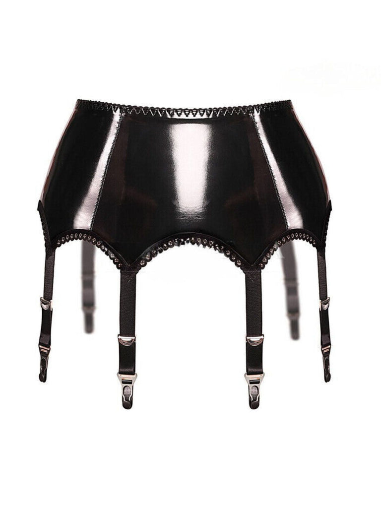 PU Leder Metall Kürbisschnalle Strümpfe Zubehör