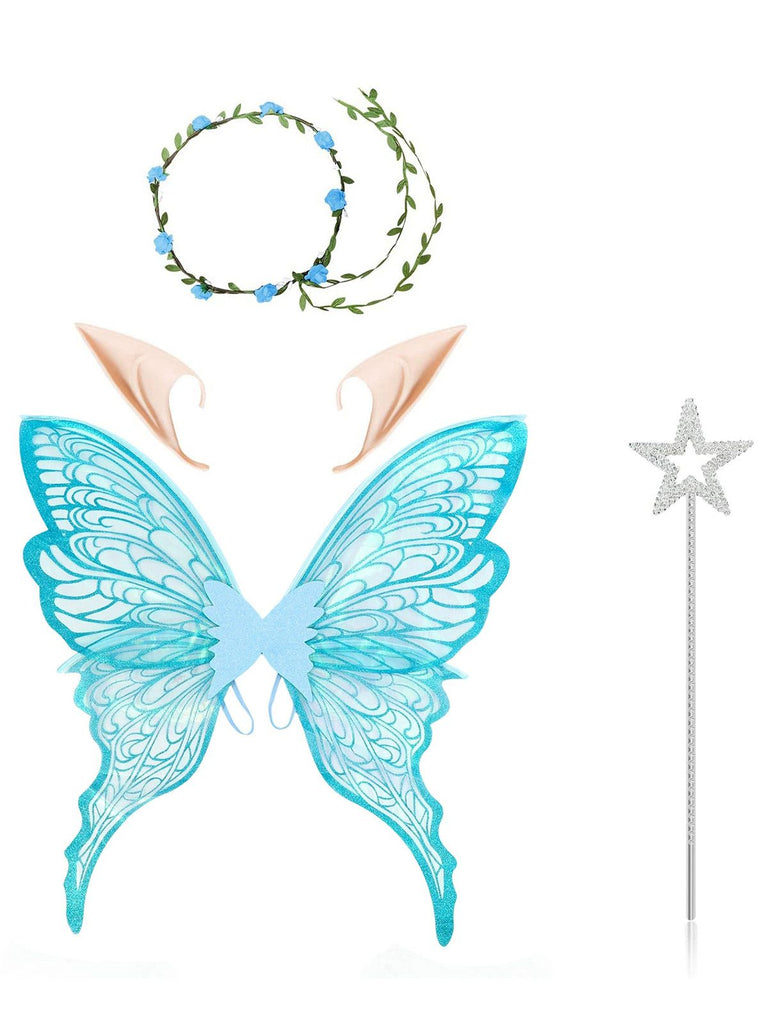 Halloween Magische Fee Flügel Kostüm Set