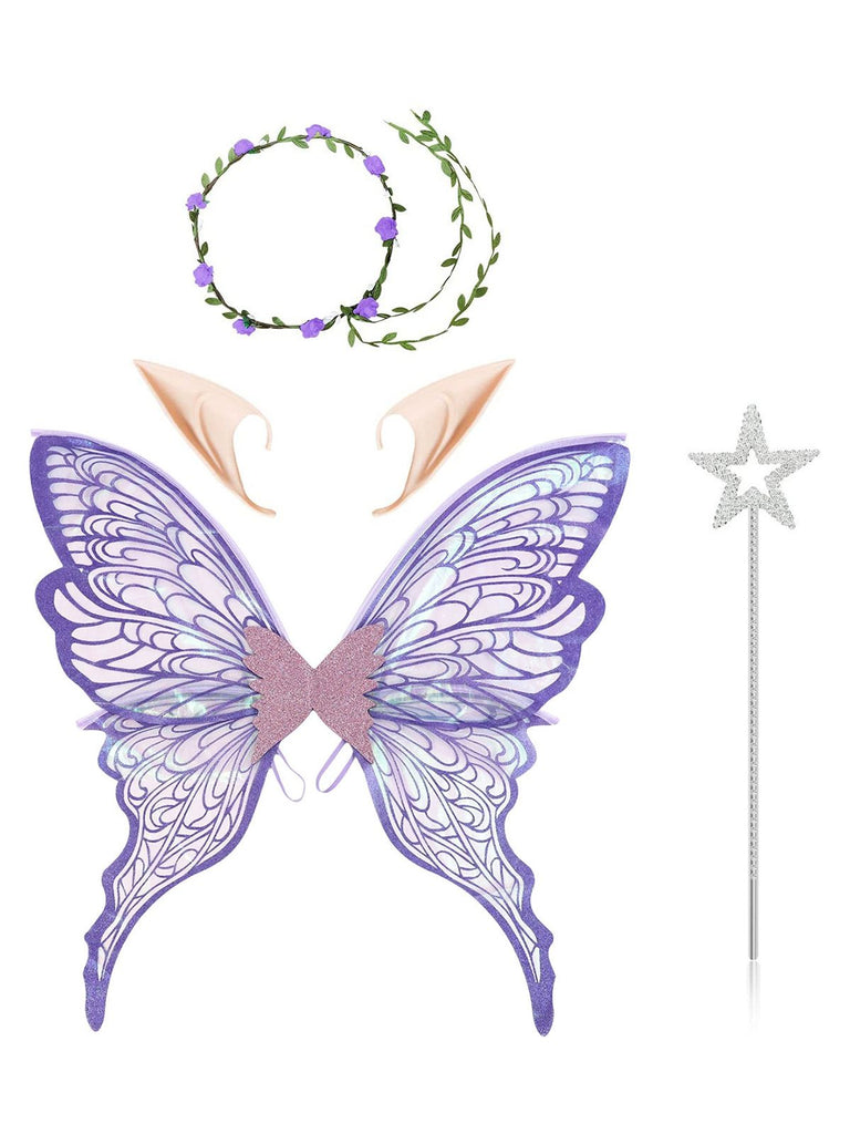 Halloween Magische Fee Flügel Kostüm Set