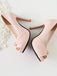Peep Toe Knot Stilettos High Heels