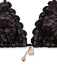 Schwarzes 40er Bikini-Set mit Neckholder und rückenfrei
