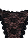 Schwarzes 40er Bikini-Set mit Neckholder und rückenfrei