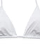 Blauer Bikini mit hohem Bund im Stil der 1950er Jahre – Vintage-Mode, Retro-Stil