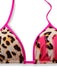 Brauner Leoparden-Spaghettiträger-Tankini im Stil der 1950er-Jahre – Vintage-Mode, Retro-Stil