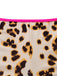 Brauner Leoparden-Spaghettiträger-Tankini im Stil der 1950er-Jahre – Vintage-Mode, Retro-Stil