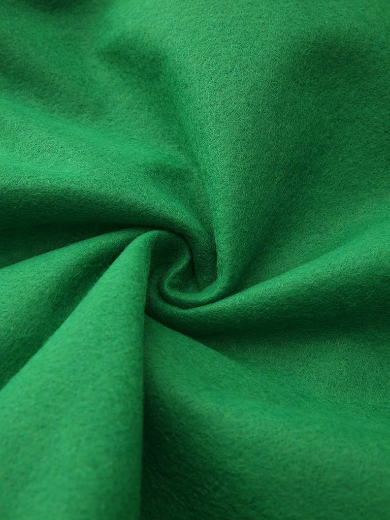 1950er Weihnachtsbaum Hoodie mit Bunt Pompons