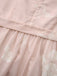 Rosa 1940er V-Ausschnitt Blumen Gürtel Ärmelloses Kleid