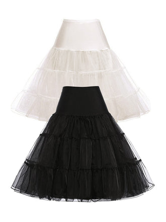 2PCS 1950er Petticoat Tutu Unterrock