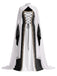 80er Halloween Hofkostüm mit Kleid und rückenfreiem Cape