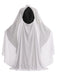 80er Halloween Hofkostüm mit Kleid und rückenfreiem Cape