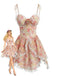 Rosa & Rosa 50er Kleid mit Blumen und Spitze