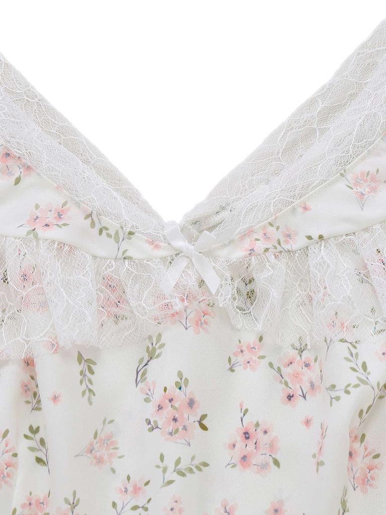 Kleid aus floraler Spitze