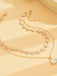 Goldene Halskette – Vintage-Mode, Retro-Stil, glamouröses Gold