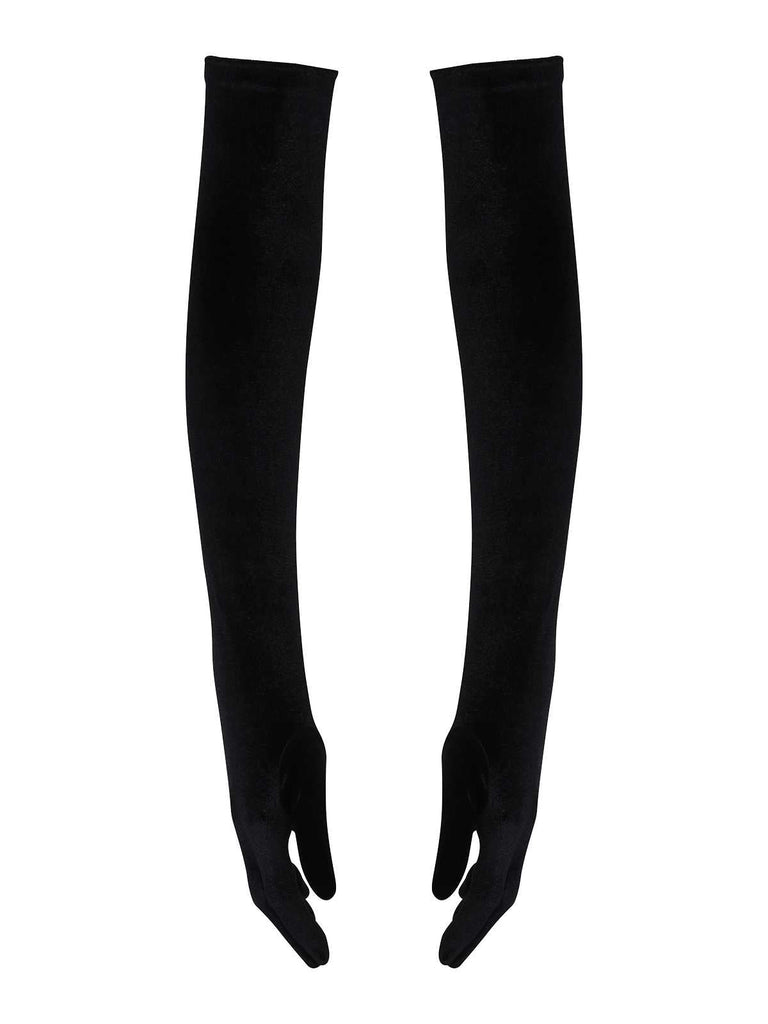 1970er Weihnachten Samt Faux Fur Trim Halter Romper Set