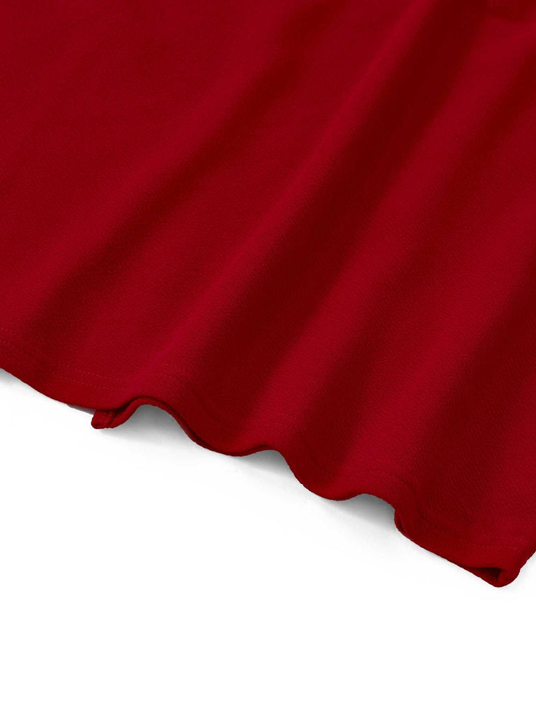 1930er Schulterfrei Kunstpelzbesatz Weihnachten Kleid