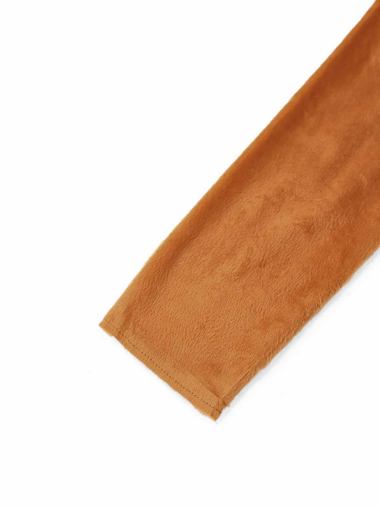 Braun 1970er Weihnachtsrentier Cosplay Jumpsuit