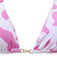 1970er Gerippte Kuh Muster Ketten Halter Bikini Set