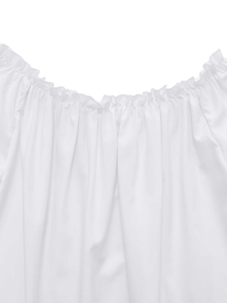 2PCS 1980er Rüschen Halloween Pirat Kostüm Set