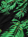 1950er Halter Tropisches Palmblatt Romper