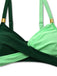 1950er Kreuzrücken Gerafft Netz Bikini Set
