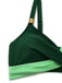 1950er Kreuzrücken Gerafft Netz Bikini Set