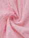 Rosa 1940er Blumen Spitze Spaghetti-Strap Maxi Kleid
