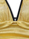 1950er Metallic Schimmernd Riemchen Halter Einteiliger Badeanzug