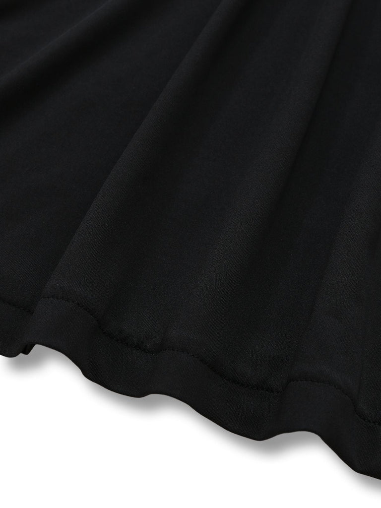 Orange 1940er Blumen Spitze Kleid mit Cape & Hut