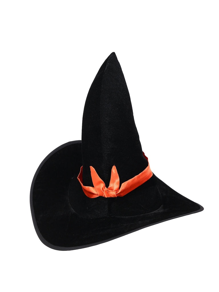 Orange 1940er Blumen Spitze Kleid mit Cape & Hut