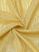 Gold 1980er Metallisch Wickel Bogen Cover Up