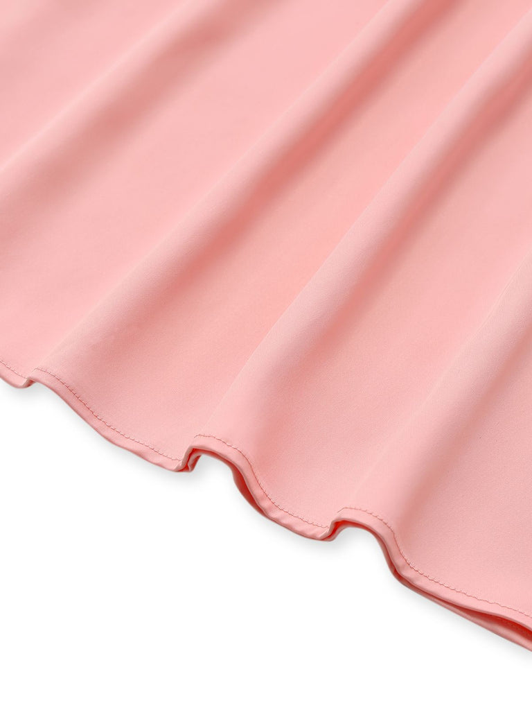 1930er Solide 3D-Blumen Hohl Slip fkleid