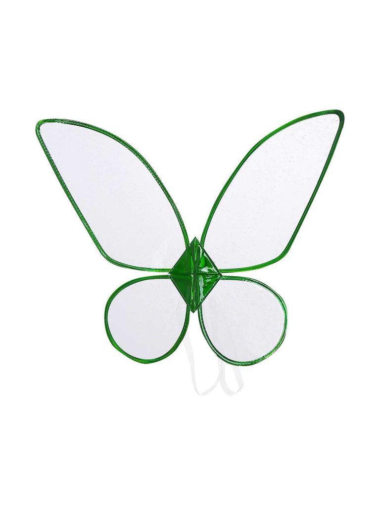 Grün 1970er Funkelnd Fee Kostüm Kleid Mit Flügel