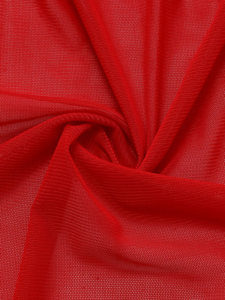 1980er Spitze Satin Band Babydoll Dessous Set