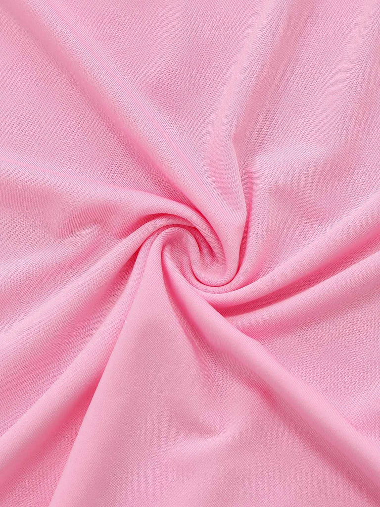 1940er Spaghetti Träger Spitze Bogen Nachthemd