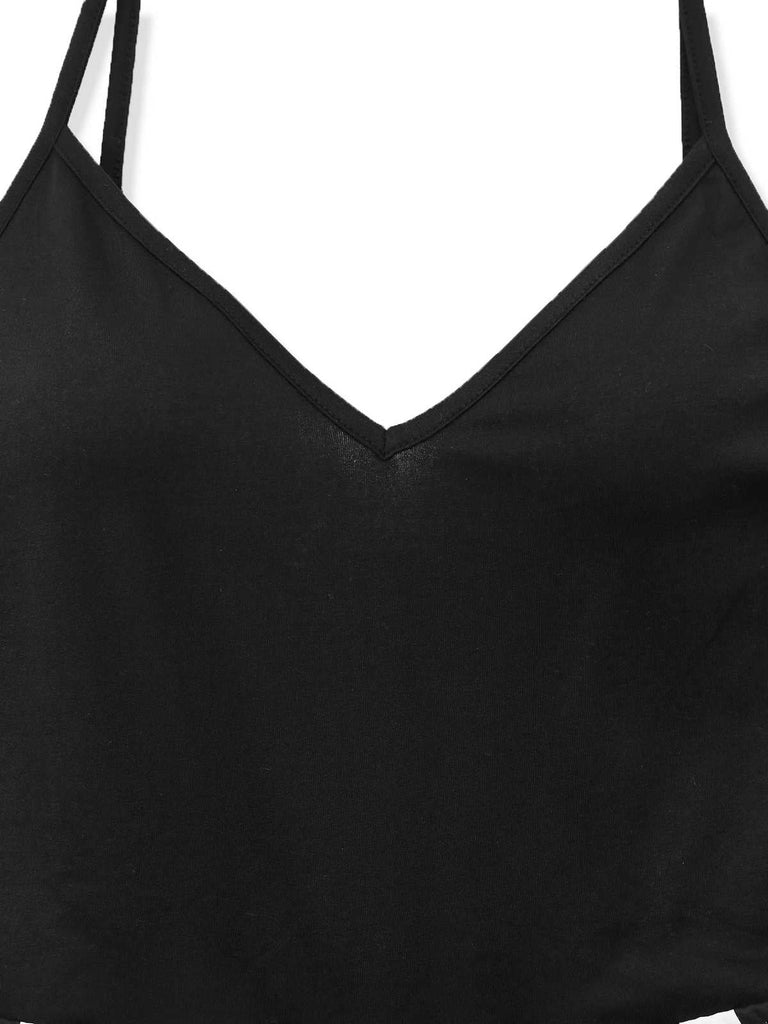 1970er Spaghetti Träger Streifen Gürtel Jumpsuit