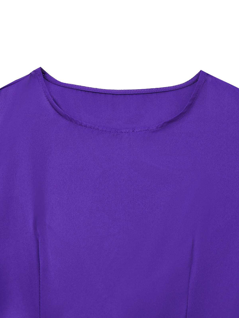 Lila 1960er Daphne-Inspiriert Mod Kleid Set