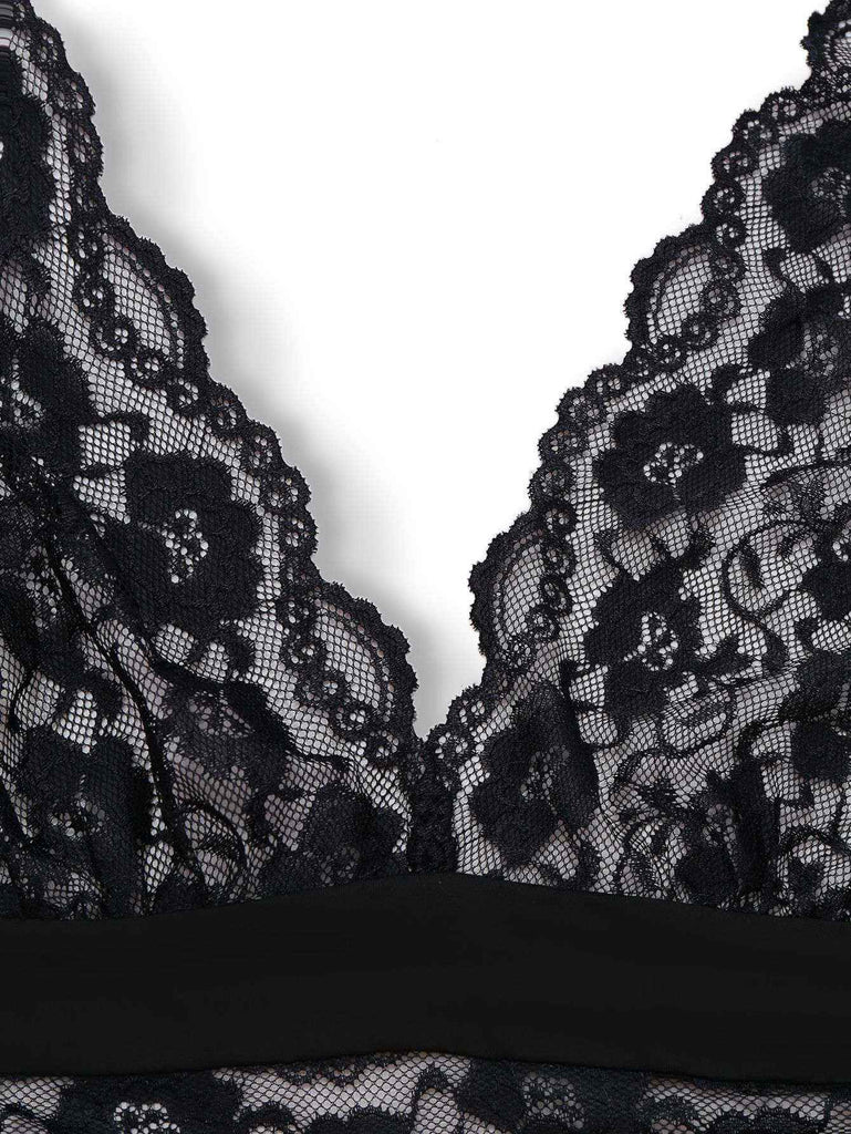 Orange 1970er Halloween Kürbis Druck Spitze Halter Nachthemd