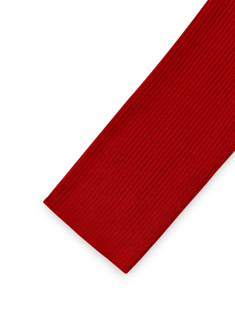 1960er Schulterfrei Farbblock Enges Kleid