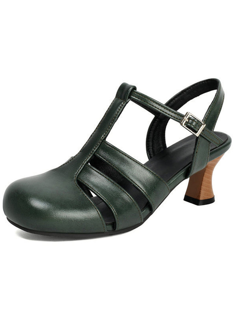 Pumps mit Cut-out und Mary Jane