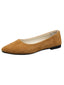 Slip-On Loafers Spitze Zehenpartie Flache Schuhe