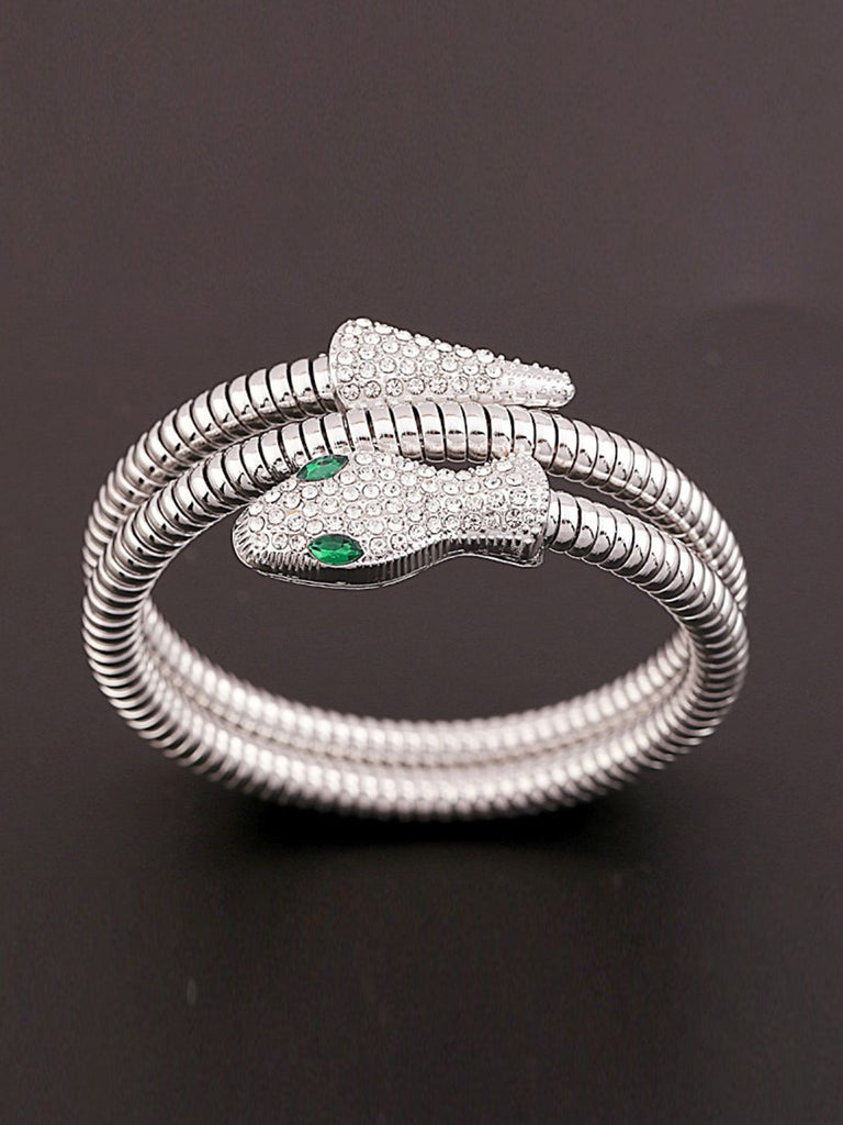 Vintage Strassstein Schlange Legierung Armband