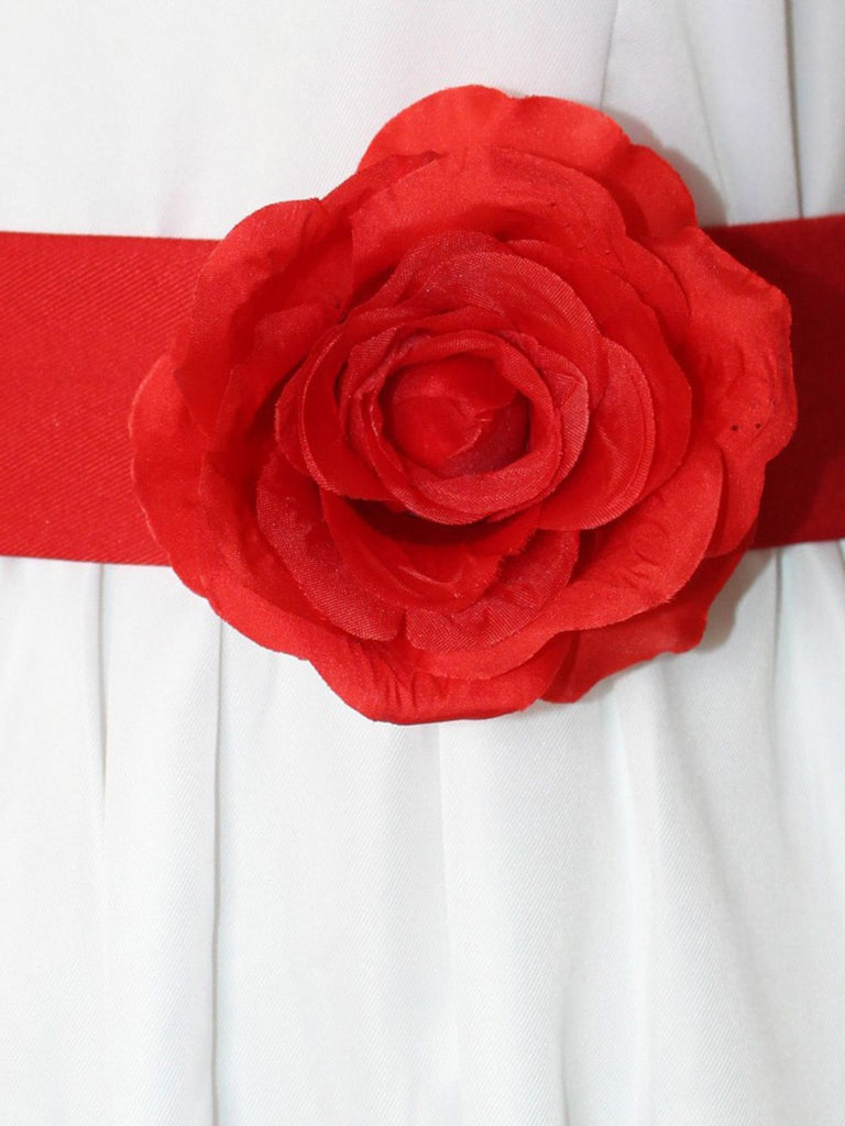 Weiß 1940er Annabelle Puppe Inspiriertes Kleid